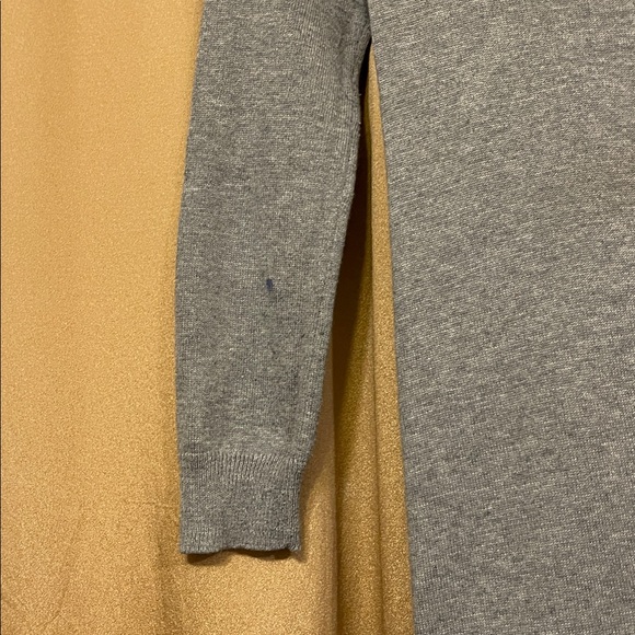 The Children's Place Gray Dress w/Embroidered Accent Patches REFER TO STAIN PICS - Picture 11 of 11